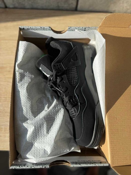 Jordan 4 Retro Black Cat кросівки 36 - 45