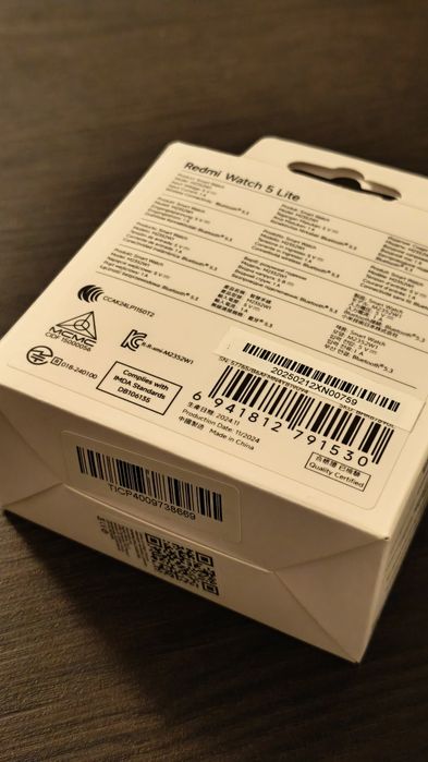 Xiaomi Redmi Watch 5 Lite NOVO!