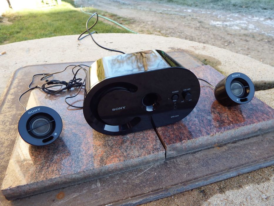 Sony SRS-D25 aktywne głośniki multimedialne. Rewewlacyjny dźwięk.