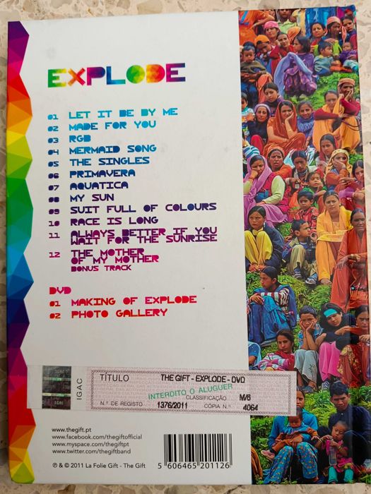 The Gift – Explode (Edição Especial) – CD + DVD + Livro – Raro!64550586642179121