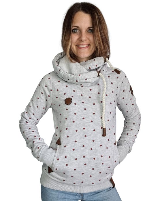 Szara bluza Naketano w biedronki rozmiar  s