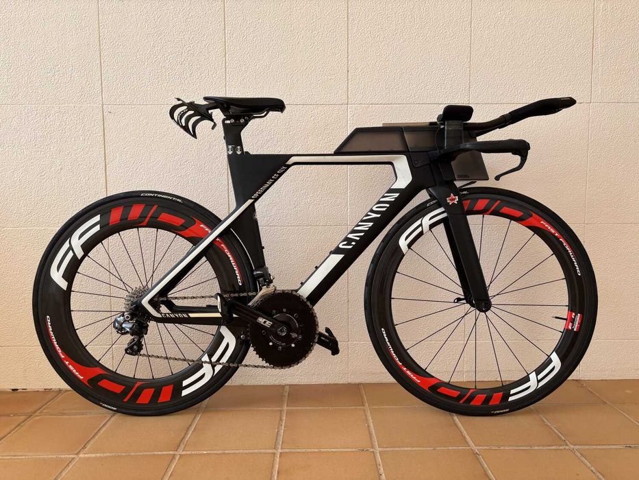 Canyon Speedmax CF SLX 9.0, 2017 | S | Ultegra Di2 | Rotor INpower | Rodas FFWD Carbono