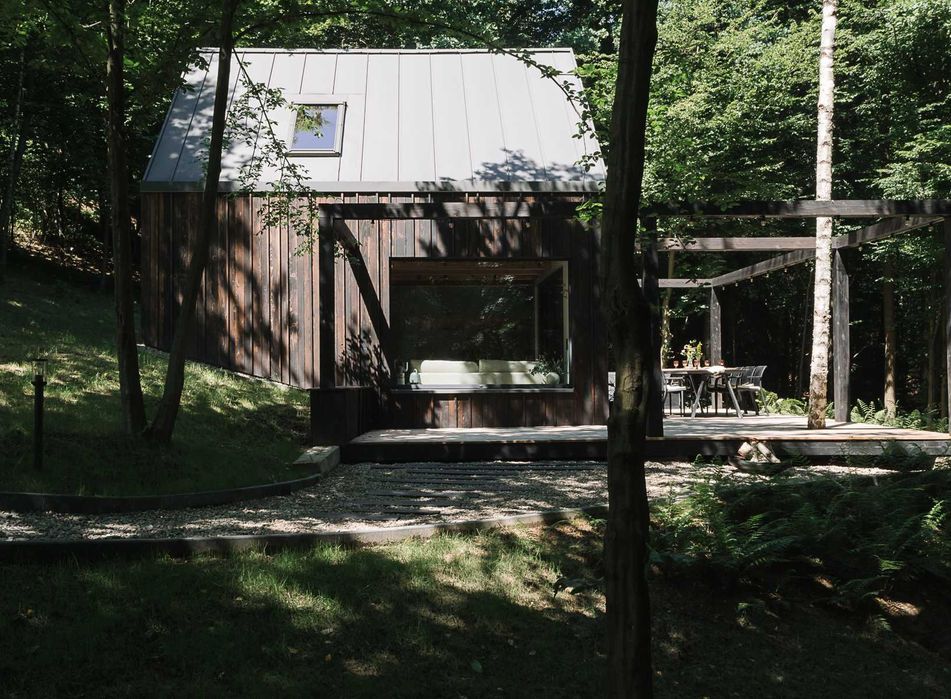 Domek w górach, w lesie z jacuzzi w Beskidzie Wyspowym | Ferie