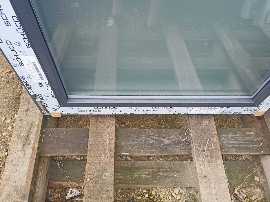 Okno pcv 88/149 antracyt obustronny