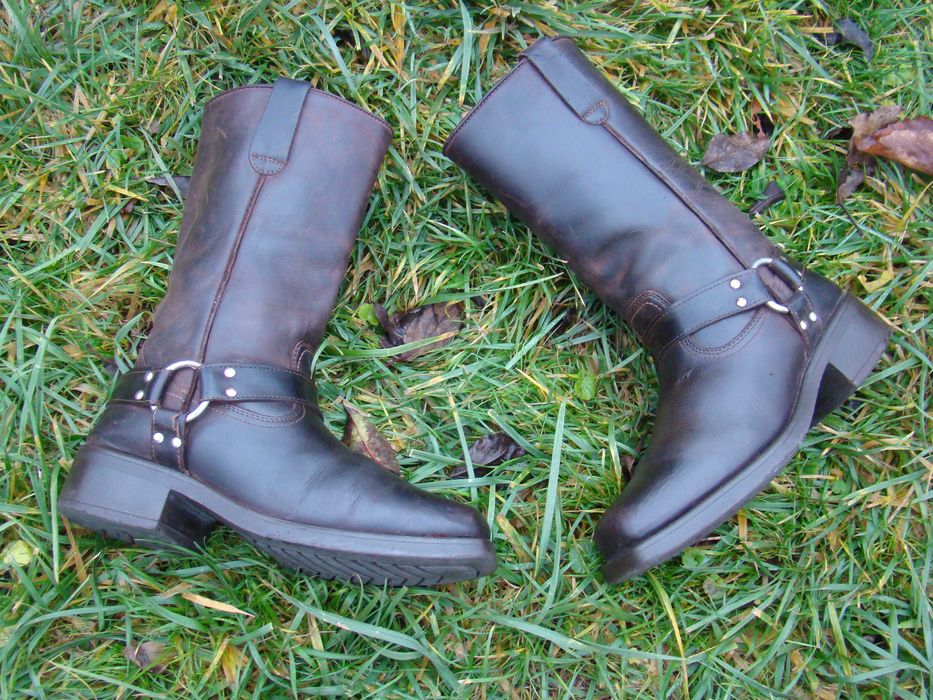 Кожаные МОТО сапоги REDCAR by KOCHMANN 42 - 43р. мотоботы CHOPPER