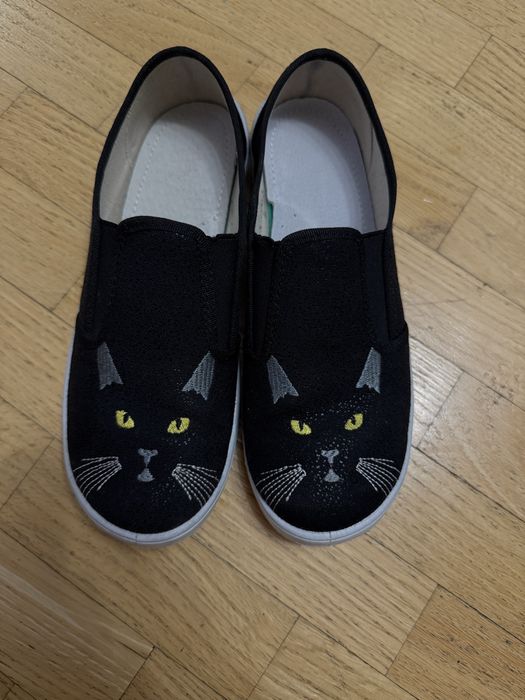 Тапочки для дівчинки 35 р. - 22см. waldi змінне взуття котики