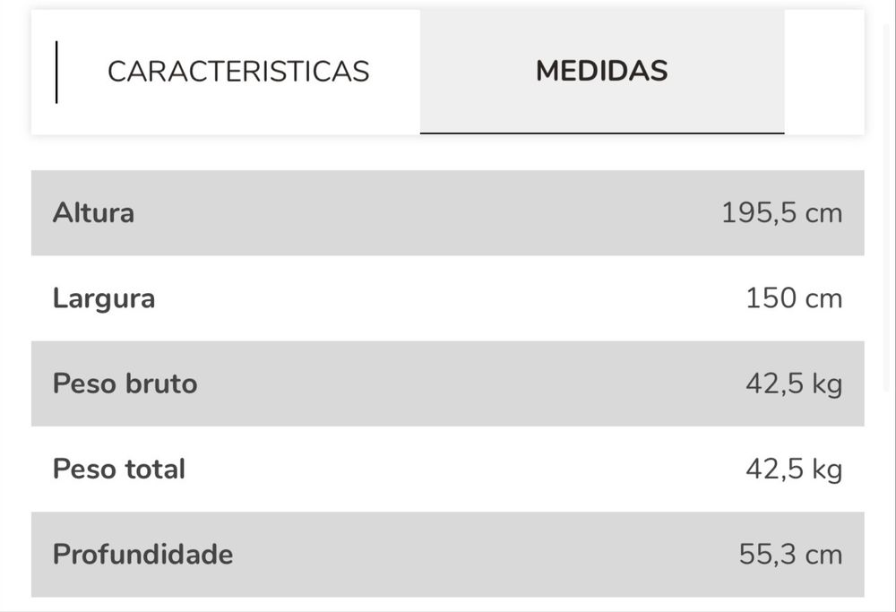 Roupeiro de madeira + comoda