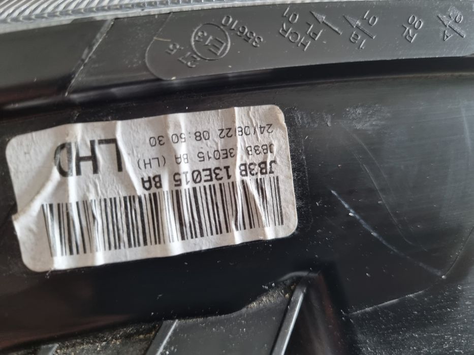 ford ranger lampa przednia lewa full led idealna jb3b-13e015-ba