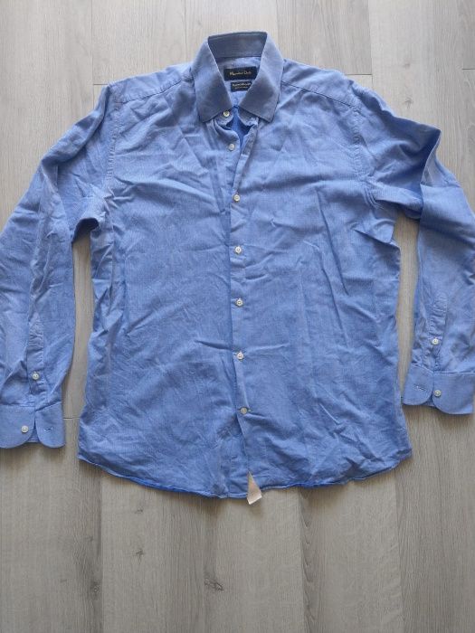 Niebieska koszula Massimo Dutti rozmiar 42 185/108