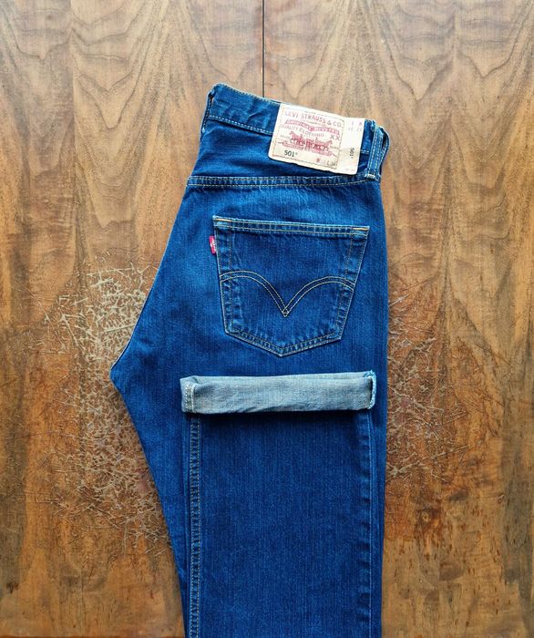 Джинсы (Levis 501) размер W32-L34 (Индиго)