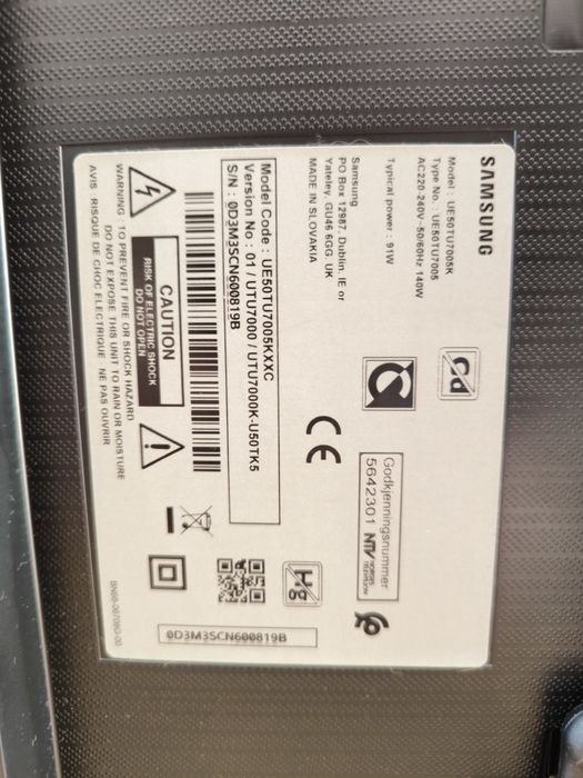 TV samsung 50' UHD