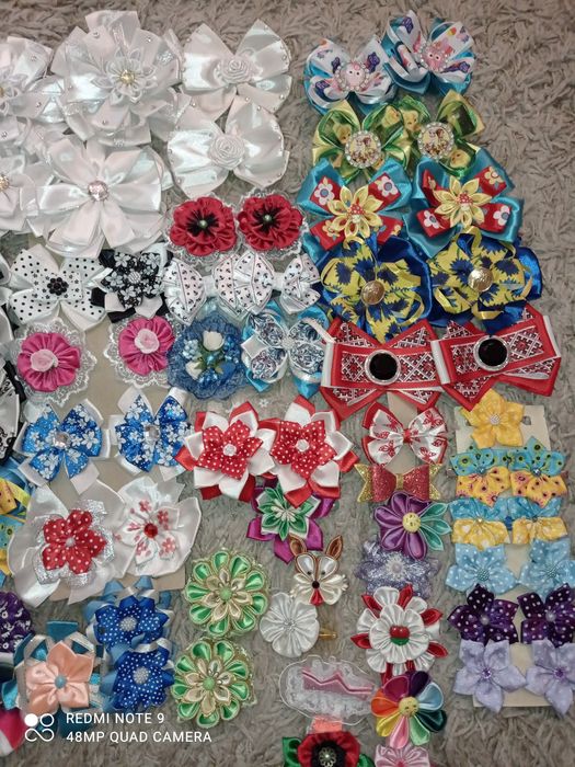 Заколки, резинки, обручі, пов'язки ручна робота