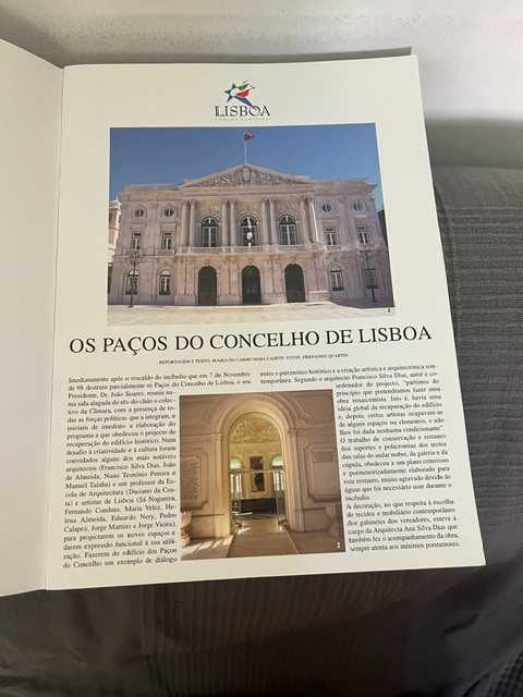 Livro Paços do Concelho de Lisboa.
