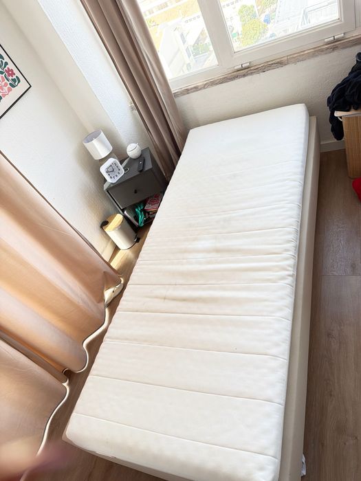 Cama De Solteiro + Colchão IKEA