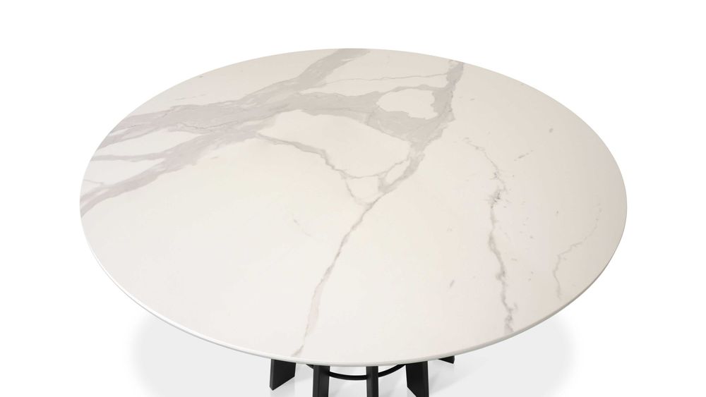 Stół Spiek Kwarcowy Okrągły Fi 110 cm Wanat Meble