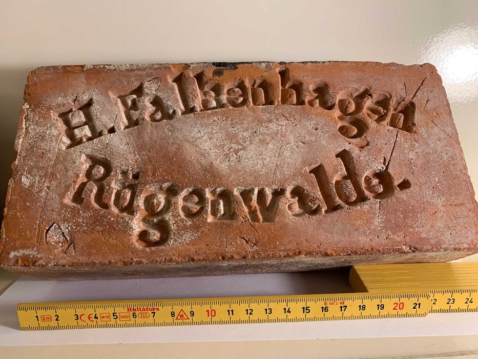 Stara cegła Darłowo Wzór 1 - H.FALHENHAGEN RUGENWALDE  APHR 06/23