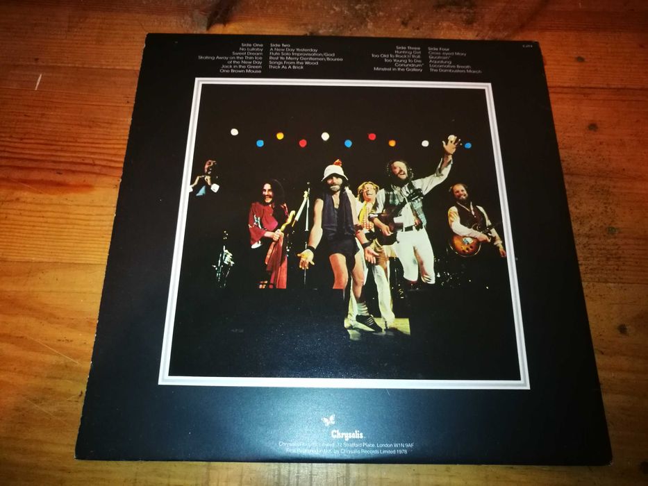 JETHRO TULL (Prog) - Live- Bursting Out (Ed ING-1978)  2 x LP