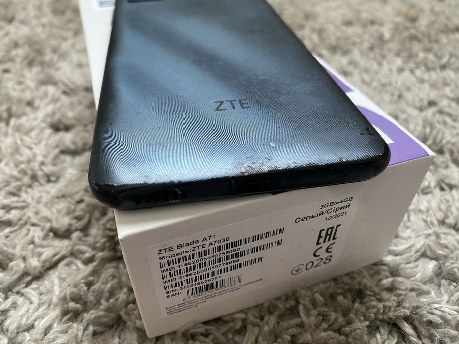 ZTE A71 (A7030) 3/64 GB + NFC!: 799 грн. - Мобільні телефони ...