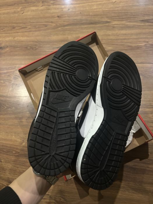 Czarno biale buty Nike Dunk Low Retro, meskie, 44