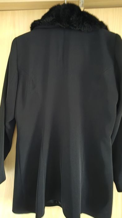 Blazer casaco com pelo marca francesa