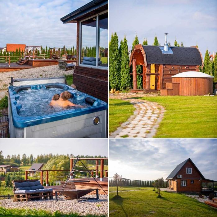 Domek z Basenem Mazury - dom do wynajęcia na wyłączność | jacuzzi i sauna w cenie | nad jeziorem | Wolny długi weekend 4-7.06