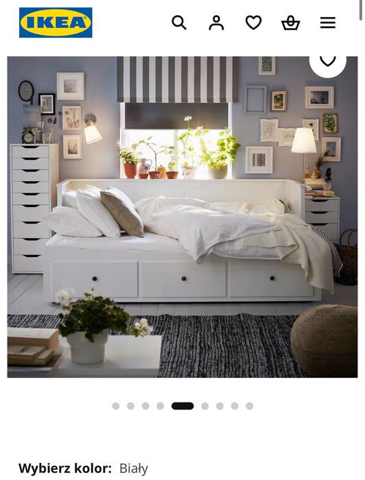 Łóżko Hemnes Ikea
