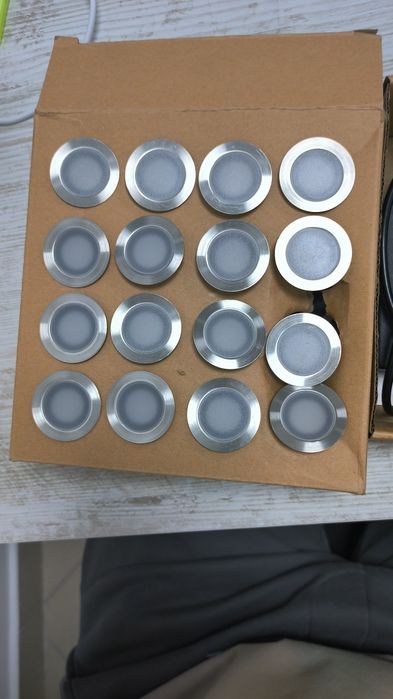 Вбудовані LED світильники Dystaval Deck Light | 16 шт | 12 Вт | IP67