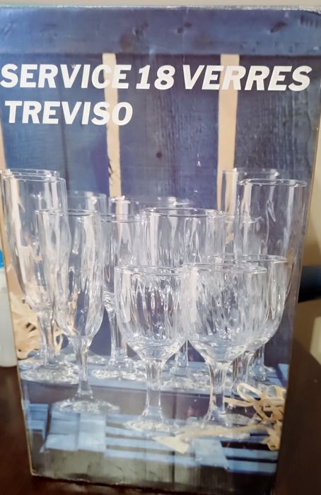 Serviço de copos 18 peças