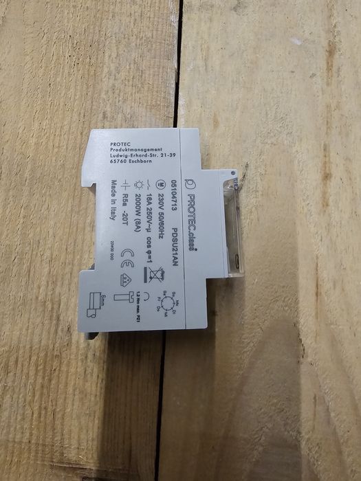 Protec, таймер, часове реле, тижневе програмоване