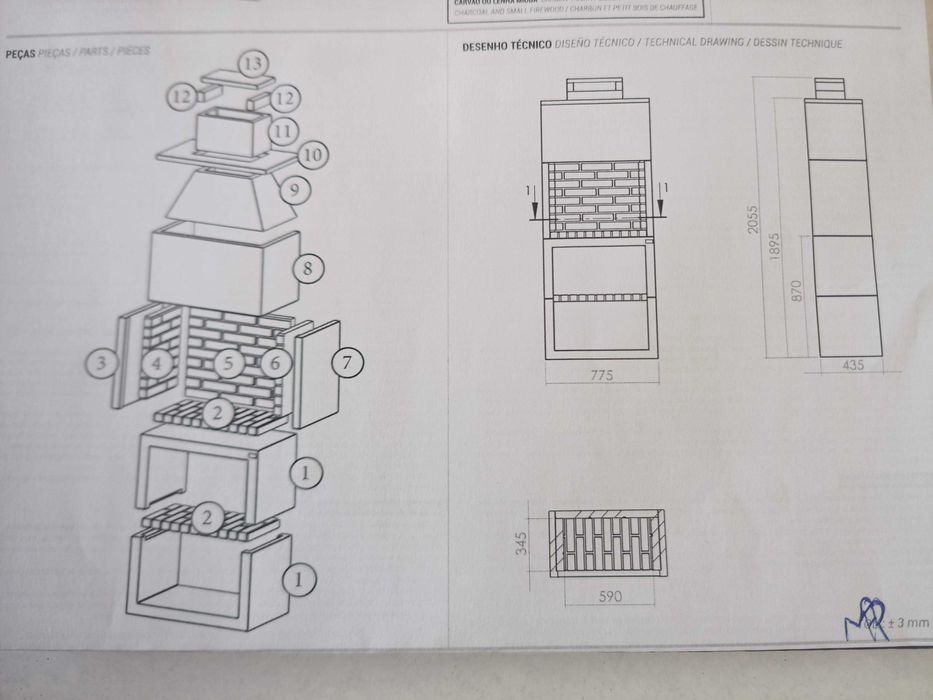Ocasião churrasqueira moderna