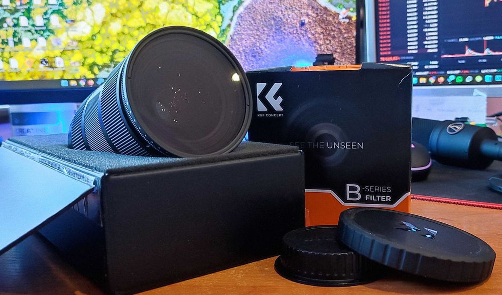 Об'єктив Sigma 18–35mm f/1.8 DC HSM Art + ND фільтр