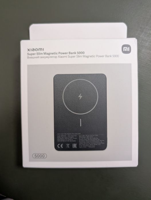 Xiaomi Super Slim Magnetic Power Bank 5000
НОВЫЙ
