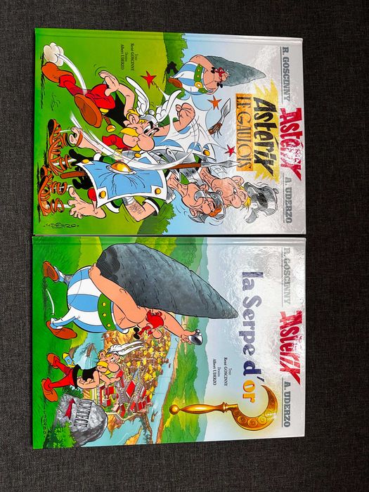 Komiksy Astérix po francusku KOMPLET Tom 1 i 2 Hachette Twarda Oprawa