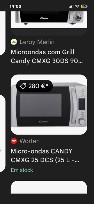 Microondas semi novo