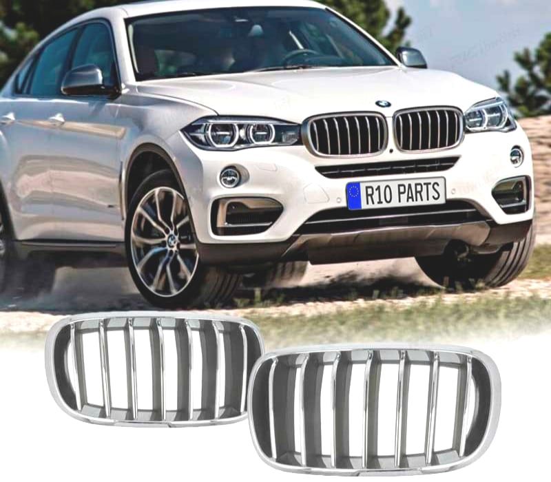 GRELHAS BMW X6 F16 14-19 CROMADO