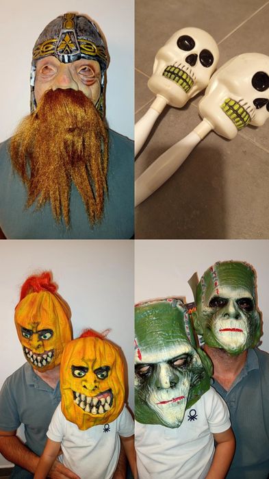 Máscaras super qualidade p/Halloween e carnaval
