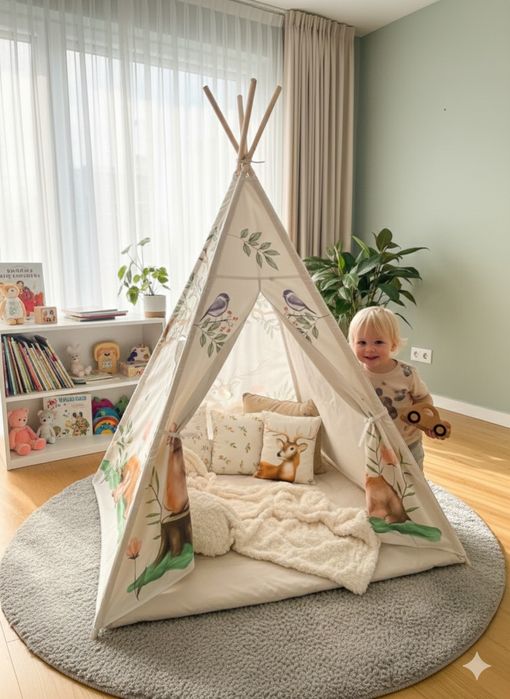 DARMOWA WYSYŁKA NOWY Tipi Namiot Dla Dzieci Wigwam pomysł na Roczek