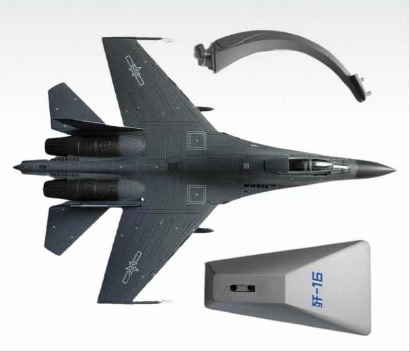 Aviao de combate F16 miniatura coleccionadores