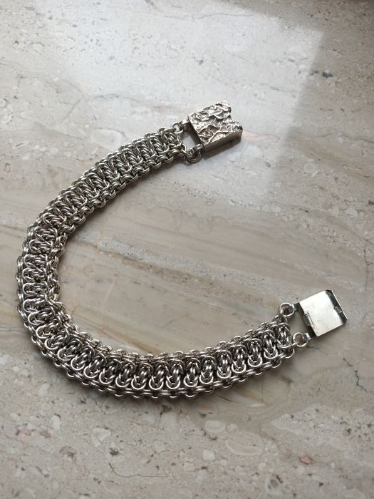 Elegancka bransoleta srebro vintage
