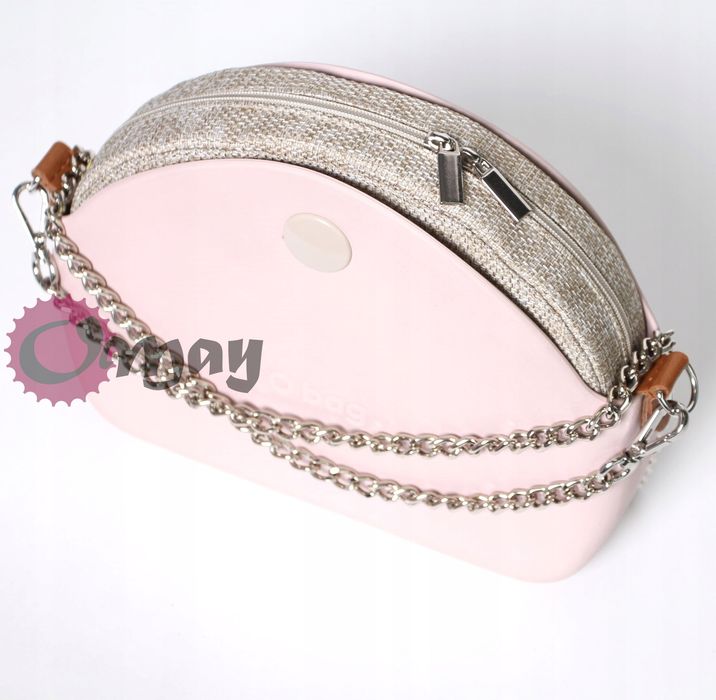 Naturalny organizer do OBAG MOON LIGHT beż hummus 2 kieszenie OMAY