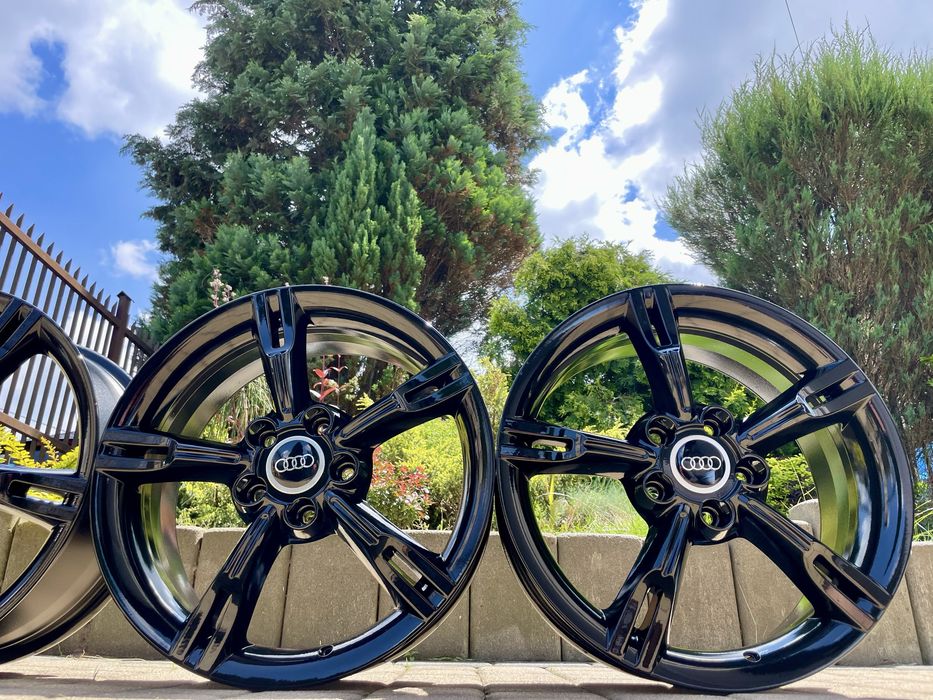 czarne vw 17 5x112 golf V VI seat leon skoda octavia audi a3 8p