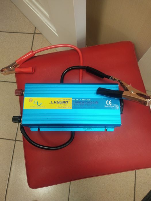 Інвертор чистий  синус  Lvyuan F-1000P 12-230v 1000/2000