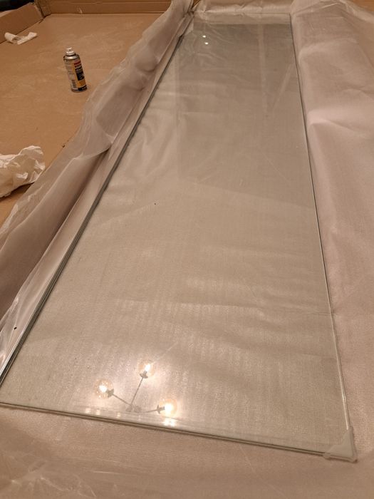 Ścianka szklana 50cm do łazienki