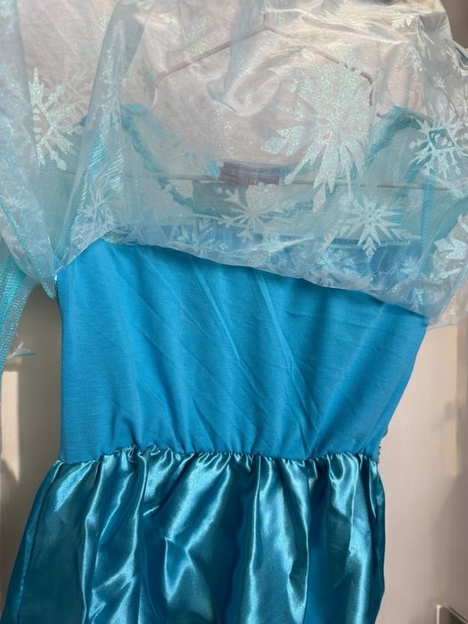 Сукня Ельзи. Платье костюм Эльзы длинное детское Ельза довге дитяче