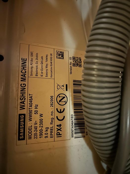 Pralka Samsung 9 kg WW90TA046AT