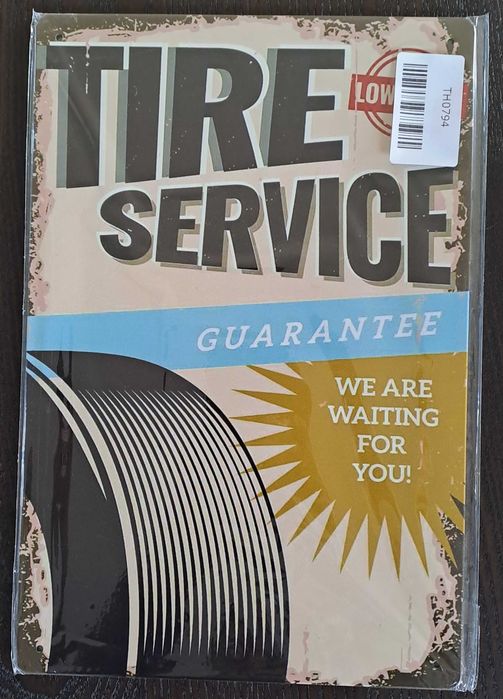 7 Placas Vintage Metalicas Decorativas 20 cm x 30 cm