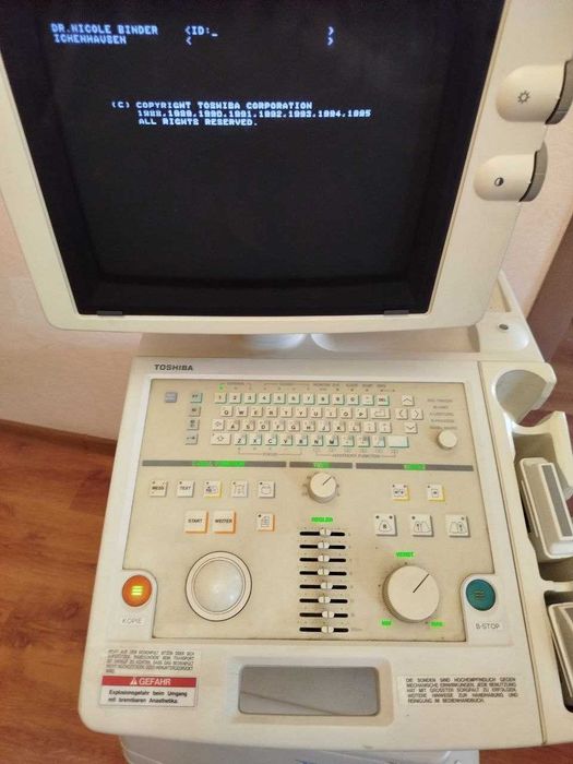 Ультразвуковий Апарат TOSHIBA Tosbee (SSA-240A) УЗД/УЗИ + 2 датчика