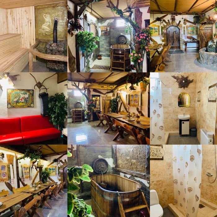 Українська банька на дровах