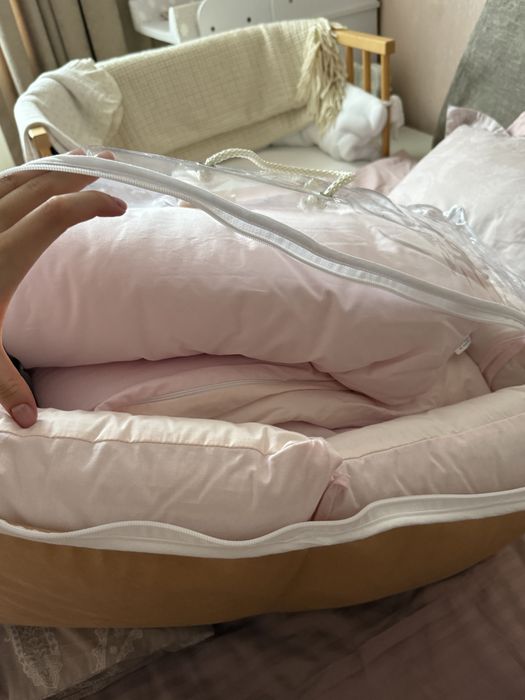 Набір в ліжечко, бортики, ковдра, підковдра, подушка Верес