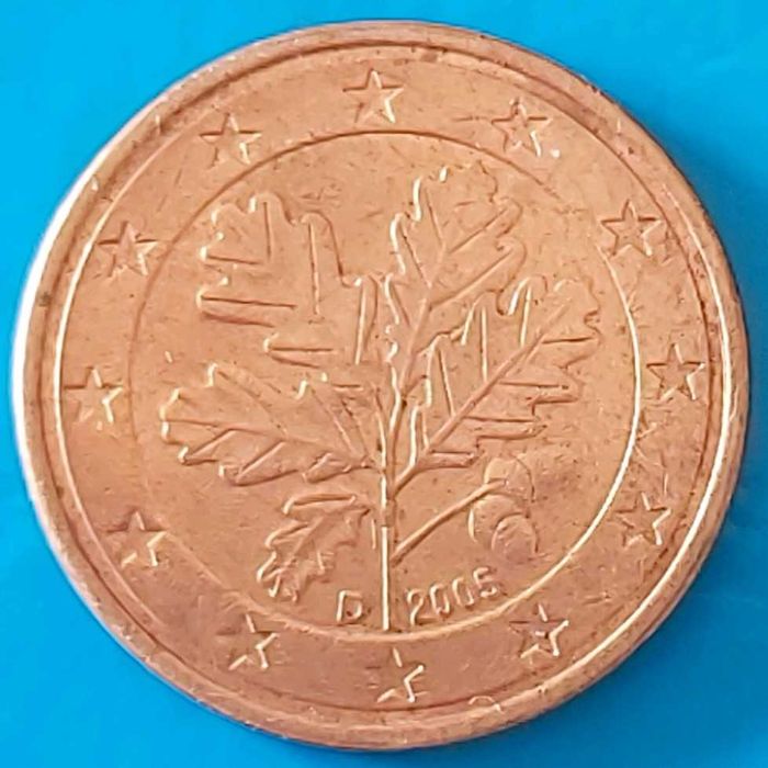 5 Cêntimos de 2005 * D * da Alemanha